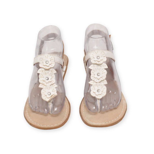 Flower T Strap Flats By "b.o.c"
