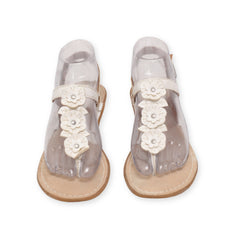 Flower T Strap Flats By "b.o.c"