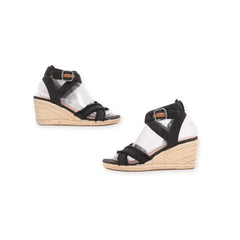 "Lucky Brand" Flip Flop Ankle Strap Wedges