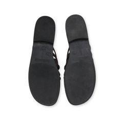 Strappy Slippers By "The Leather Collection"