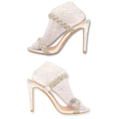 Daisy Fuentes braided strap Heels