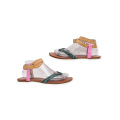 "SOS" Flip Flop Straps Flats