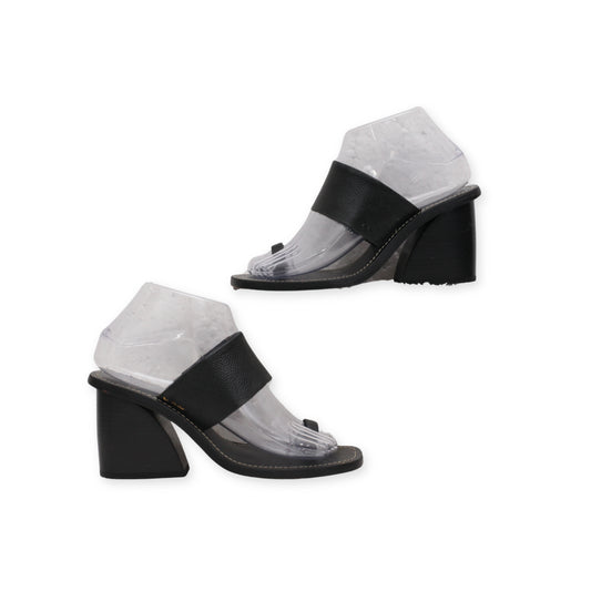 "42 Gold" Stylish Side Slid Block Heels