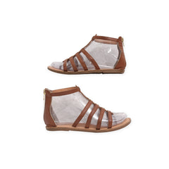 "Gap" Gladiator Strap Zipper Flats