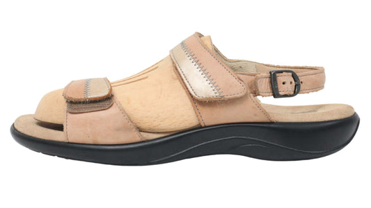 "SAS" Adjustable Strap Leather Sandal
