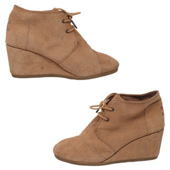 TOMS Desert Wedge booties
