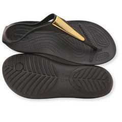 Crocs Women's Serena Metallic Bar Flip Sandal