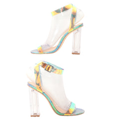 Fashion Nova Multi Matelic Heels