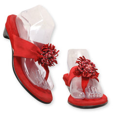 Fancy T-Straps Flower Women Sandals