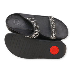 FitFlop T Strap Rhinestone Sandals