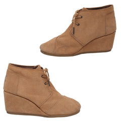 TOMS Desert Wedge booties