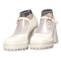 Forever 21 Mary Jane Buckle Strap Block Heels