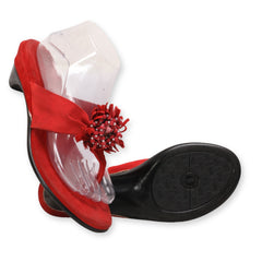 Fancy T-Straps Flower Women Sandals