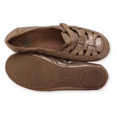 Yuu elora woven ballet flats