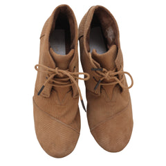 TOMS Desert Wedge booties