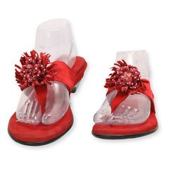 Fancy T-Straps Flower Women Sandals