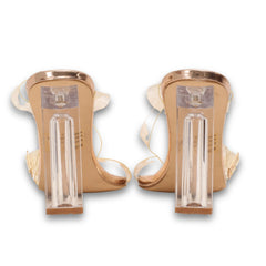 Cape Robbin Transparent Strap Heels