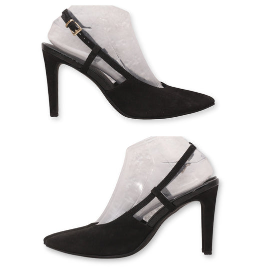 Marco Tozzi Pointed-Toe Slingback Pumps.