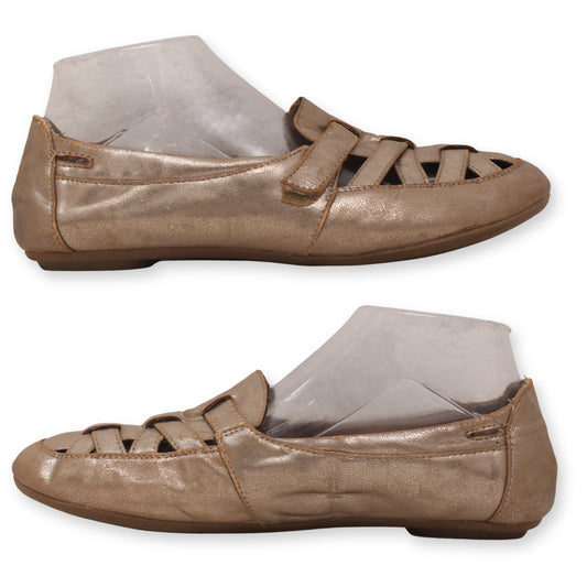 Yuu elora woven ballet flats