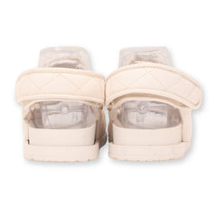 Qupid quilted double-strap women sandals