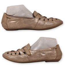 Yuu elora woven ballet flats