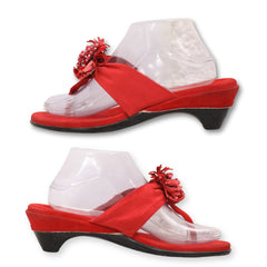 Fancy T-Straps Flower Women Sandals