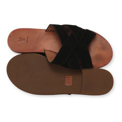 Frye Womens Cross Strap Slipper