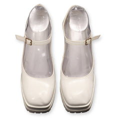 Forever 21 Mary Jane Buckle Strap Block Heels