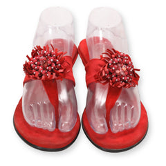 Fancy T-Straps Flower Women Sandals