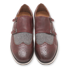 Marc Nolan Palmer Double Monk Strap Shoes