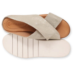 Croso Como Cross-Strap Sandal