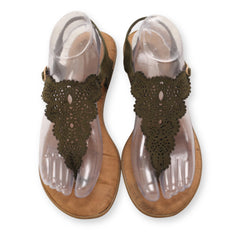 BAMBOO Classic T-Straps Flats