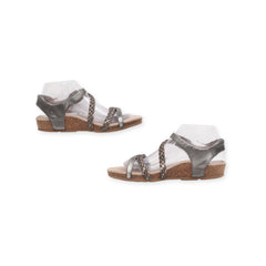 "Aetrex" Ankle Strap Braided Sandals