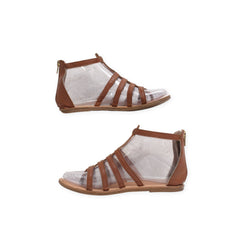 "Gap" Gladiator Strap Zipper Flats