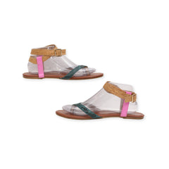 "SOS" Flip Flop Straps Flats