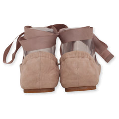 RANDA ribbon ankle ties ballet flats