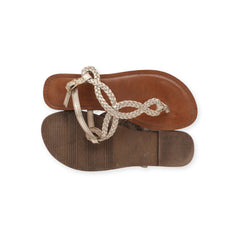 T Strap festive Flats