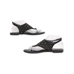 "Time And Tru" Flip Flop Flats