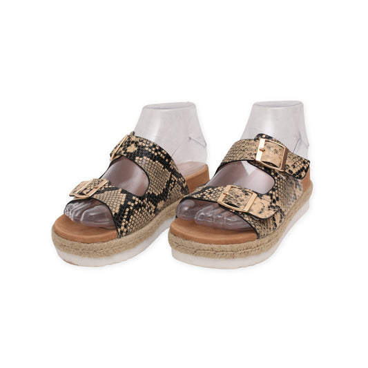 "Shu Shop" Slid Strap High Soul Sandals