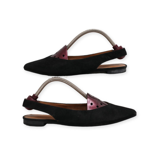 "Big Buddha" Ankle Strap Pumps