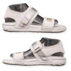 Puma Women's metallic silver strap Sandal
