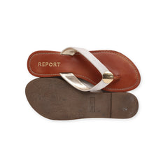 "Report" Flip Flop Flats