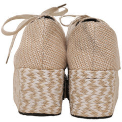 Platform Lace Up Wedge Sneaker