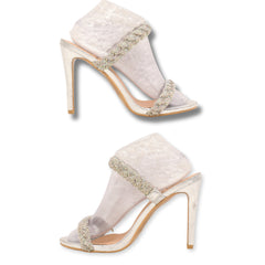 Daisy Fuentes braided strap Heels