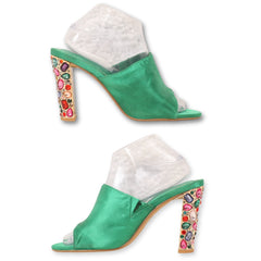 Madrag Colorful Rhinestone Crystal Heel