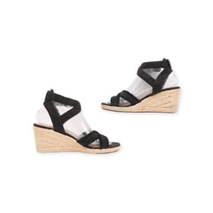 "Lucky Brand" Flip Flop Ankle Strap Wedges