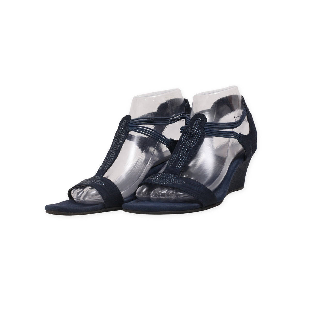 "New York" T Strap Wedges