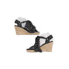 "Montego bay Club" Doted Print Wedge Heels