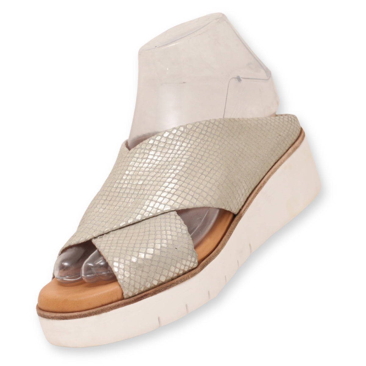 Croso Como Cross-Strap Sandal