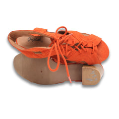 Qupid Lace-Up Sandal